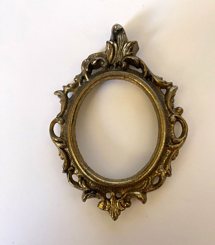 Vintage ornate brass - ornate,