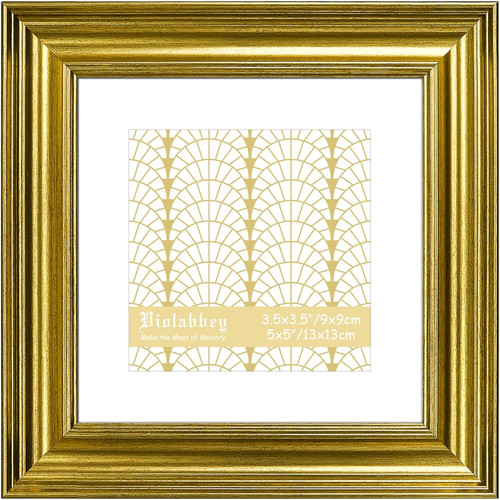 5x5 picture frame gold - picture,