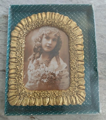 Vintage gold ornate picture - vintage,